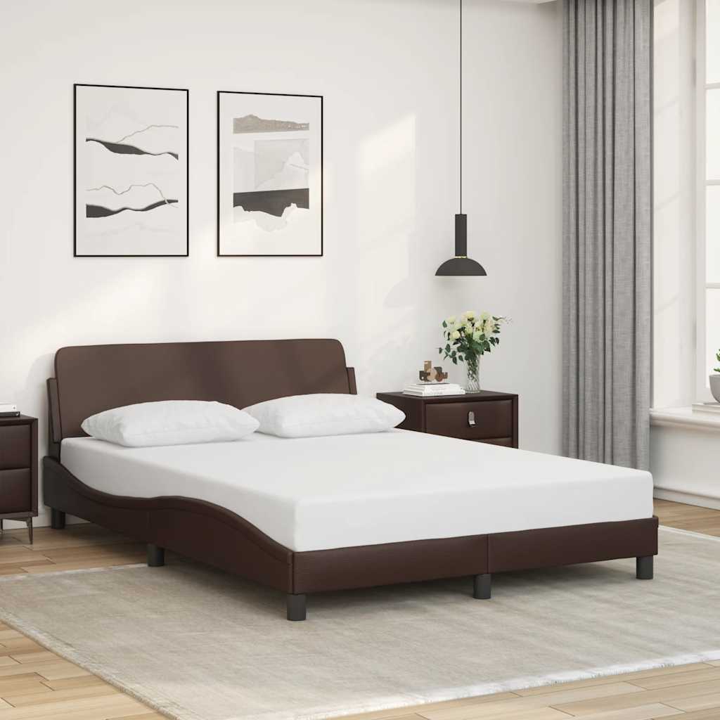 Bettgestell "Dover" Schwarz 80x200 cm Kunstleder