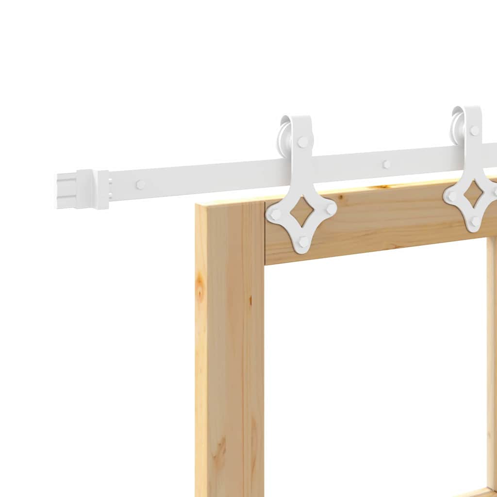 Schiebetür ORKDAL Natürlich und Schwarz 61 x 198,5 cm