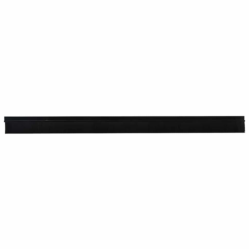 Selbstklebende Türbürstendichtungen 2 pcs Braun 100 cm