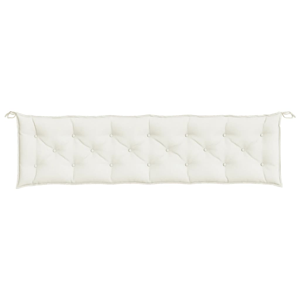 Gartenbank-Auflagen 2 Stk. Melange Anthrazit 100x50x7 cm Stoff