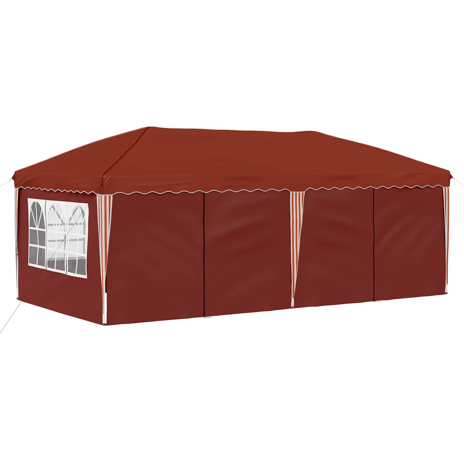 Pop-up Partyzelt 575 x 290 x 245 cm Creme