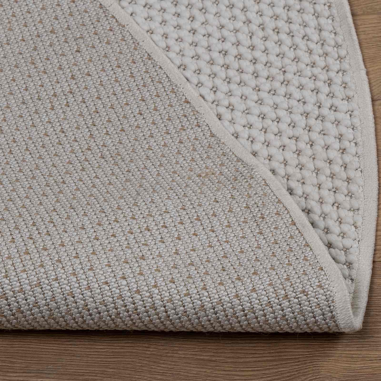 Bereichsteppiche Rechtwinklig LUGO Creme 150 x 80 cm Polyester