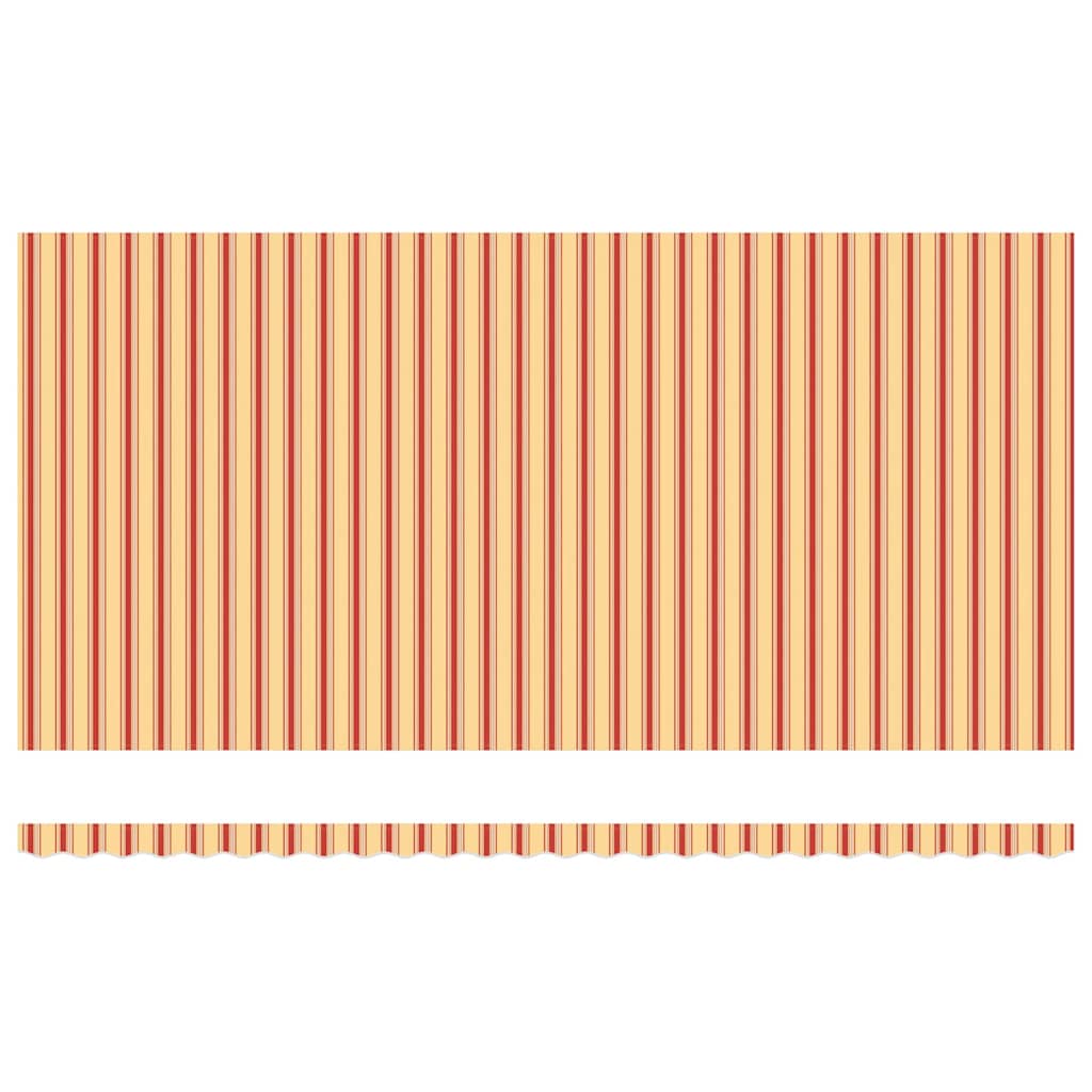 Markise Manuell Einziehbar mit LED 300x250 cm Blau und Weiß