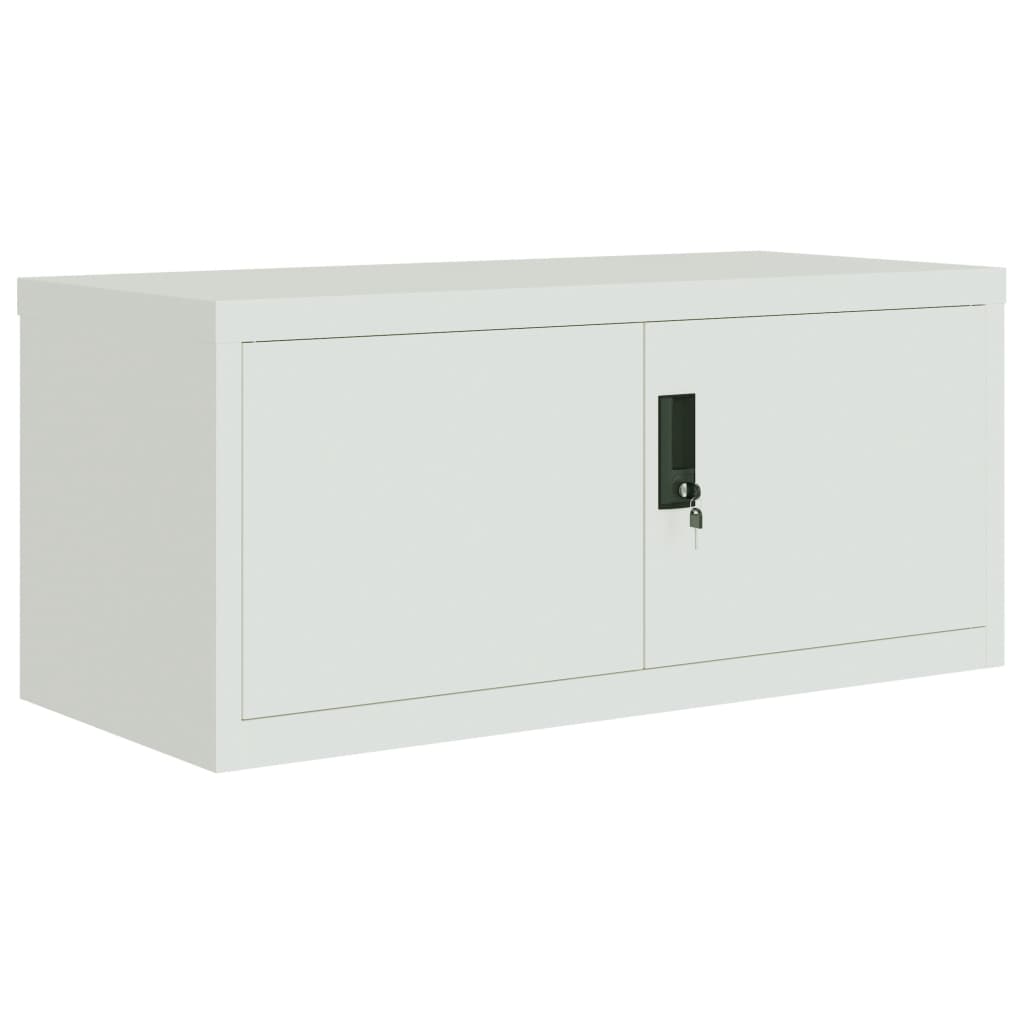 Aktenschrank Weiß 90x40x110 cm Stahl