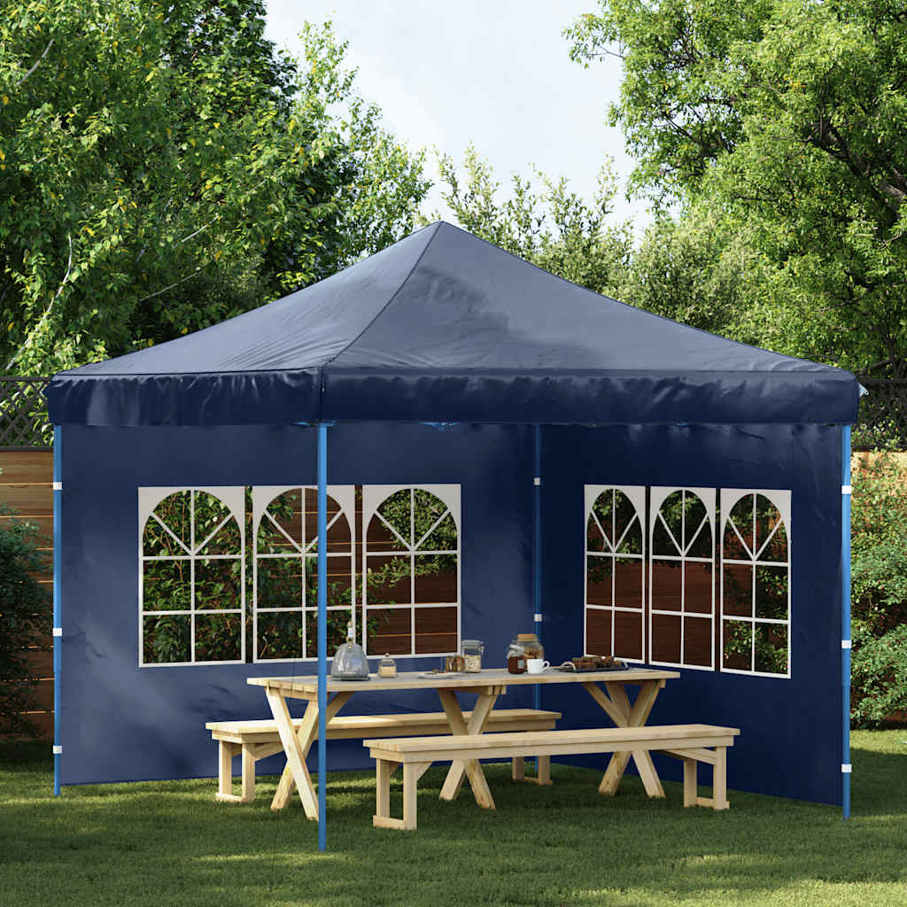 Party Zelt Seitenteil 2 pcs 300 x 195 cm Rot PE und Stahl