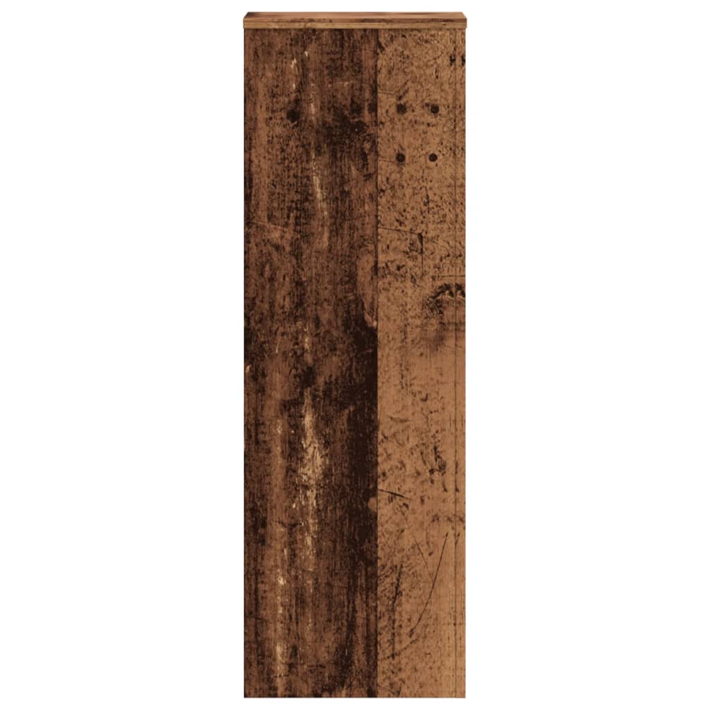 Pflanzenständer 2 Stk. Weiß 33x33x100 cm Holzwerkstoff