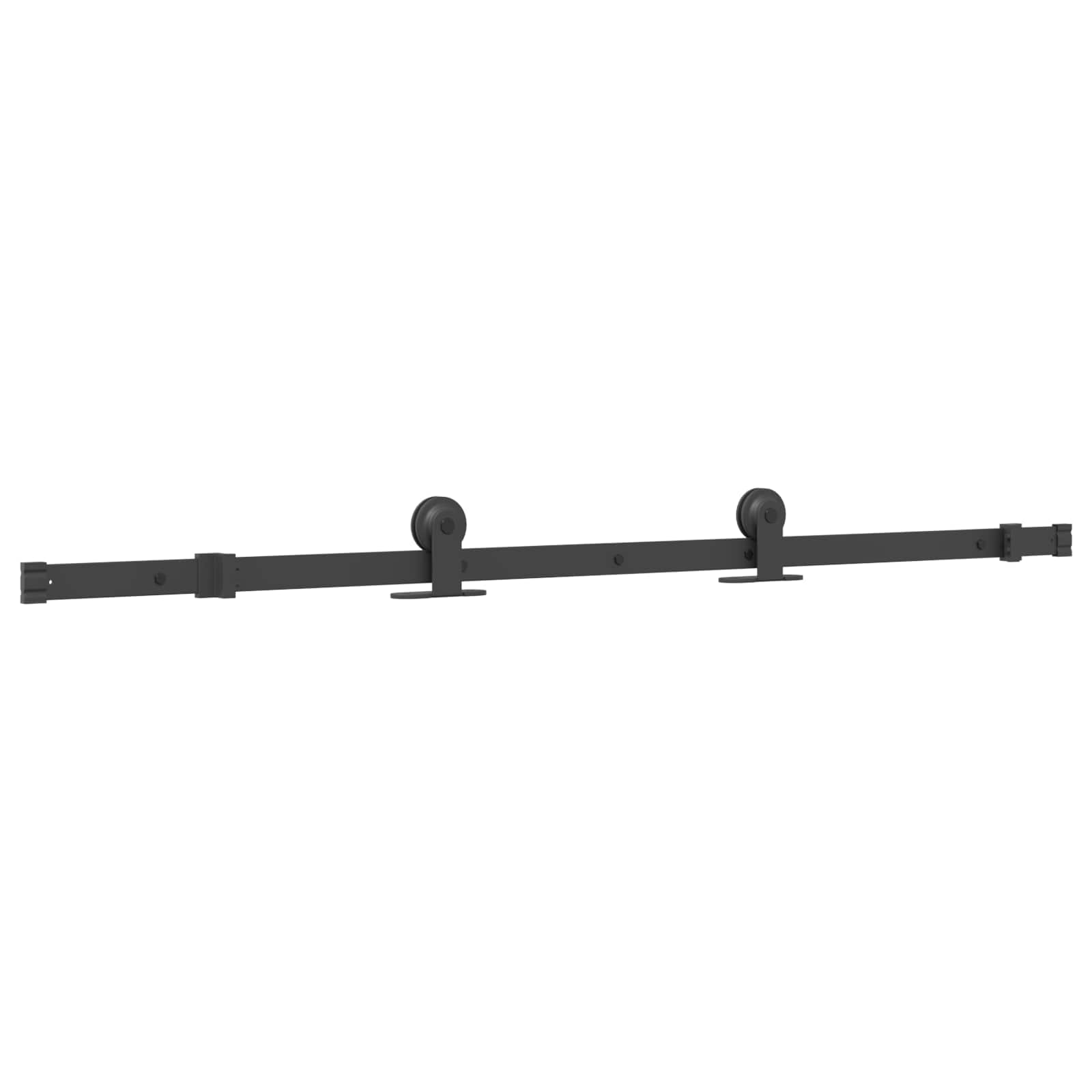 Schiebetür NARVIK Natürlich und Schwarz 70 x 210 cm (213,5 cm)