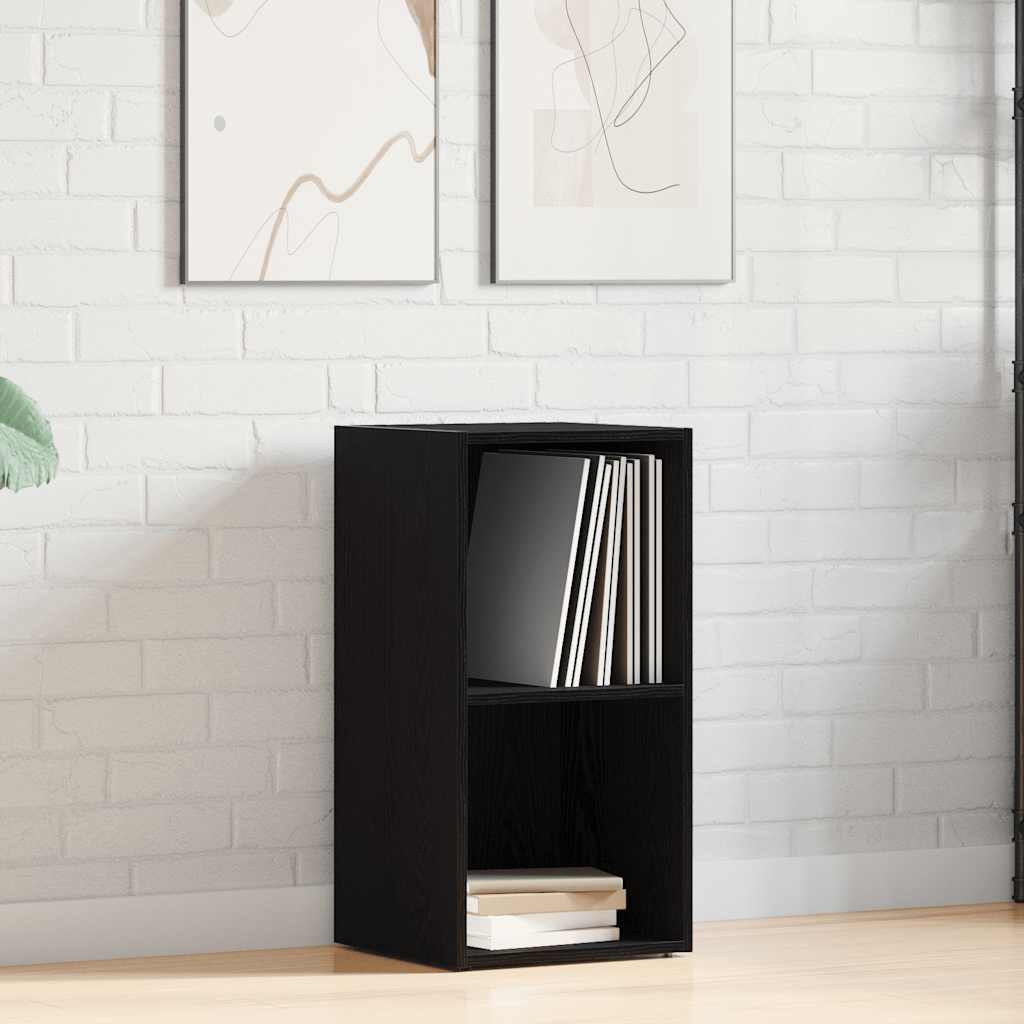Schallplatten-Aufbewahrungsbox Weiß 71x34x36 cm Holzwerkstoff