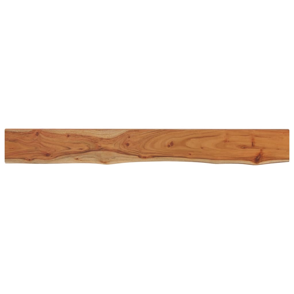 Wandregal 40x20x2,5 cm Rechteckig Massivholz Akazie Baumkante