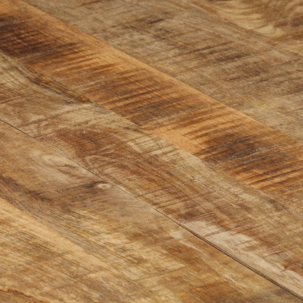 Couchtisch 140x140x40 cm Raues Mangoholz