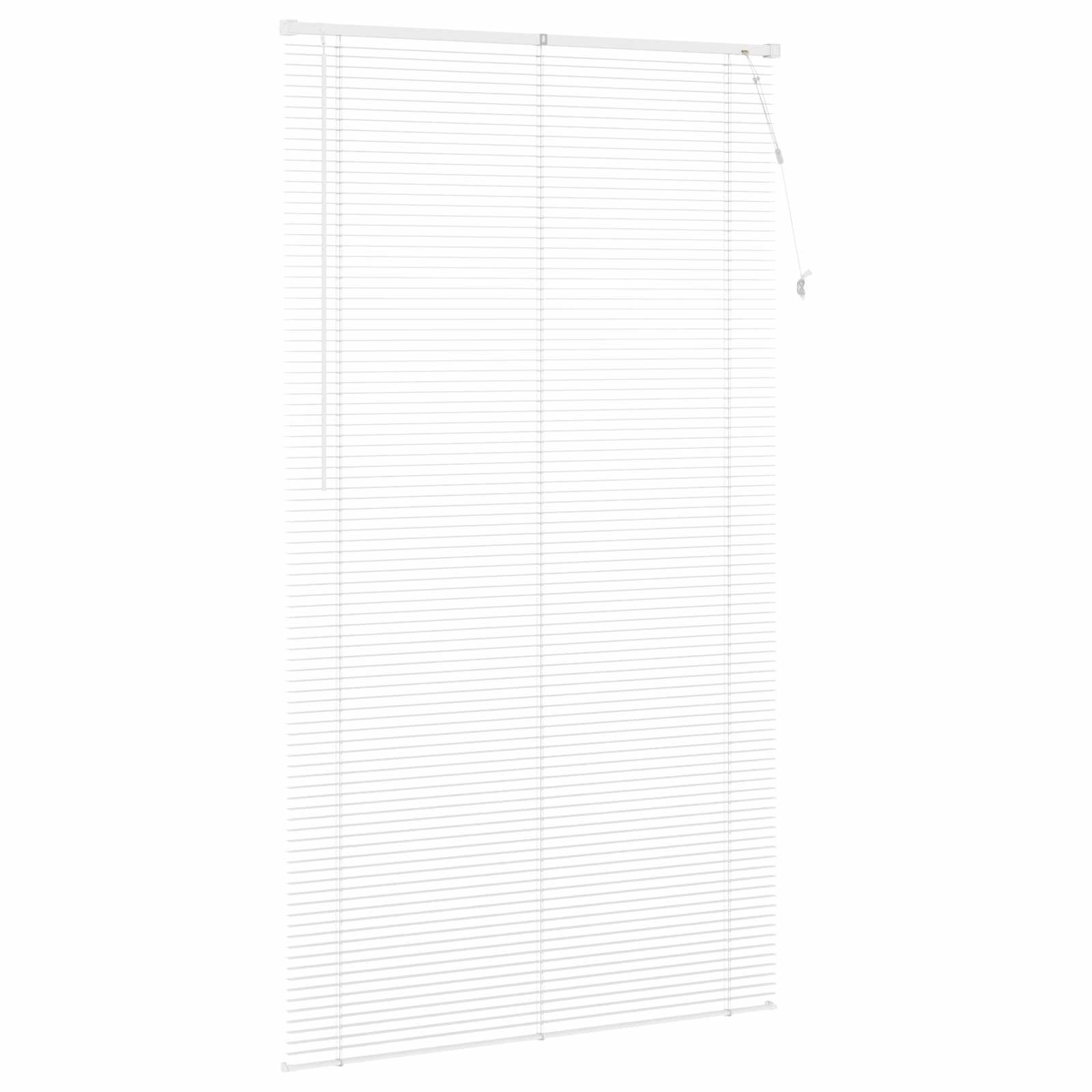 Jalousie Silber Grau 150 x 40 cm 25 mm PVC