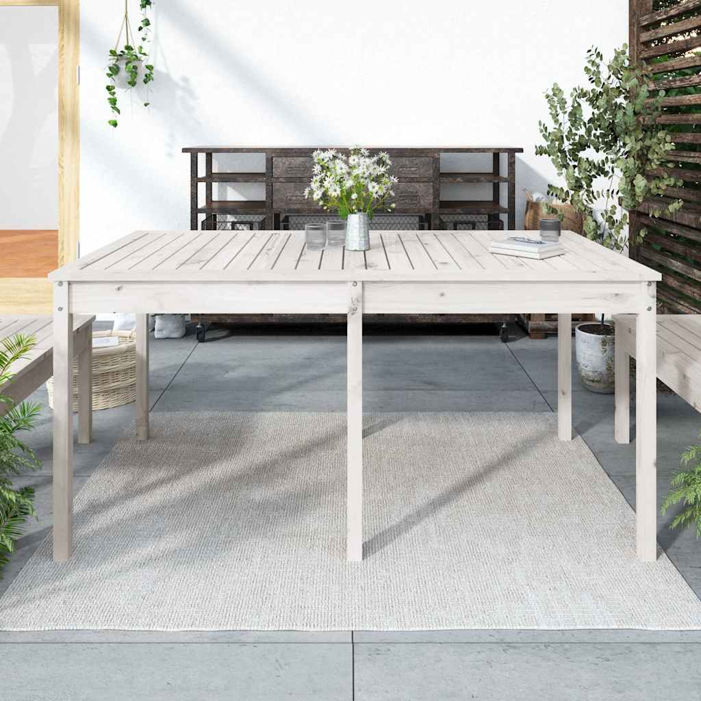 Gartentisch 82,5x82,5x76 cm Massivholz Kiefer