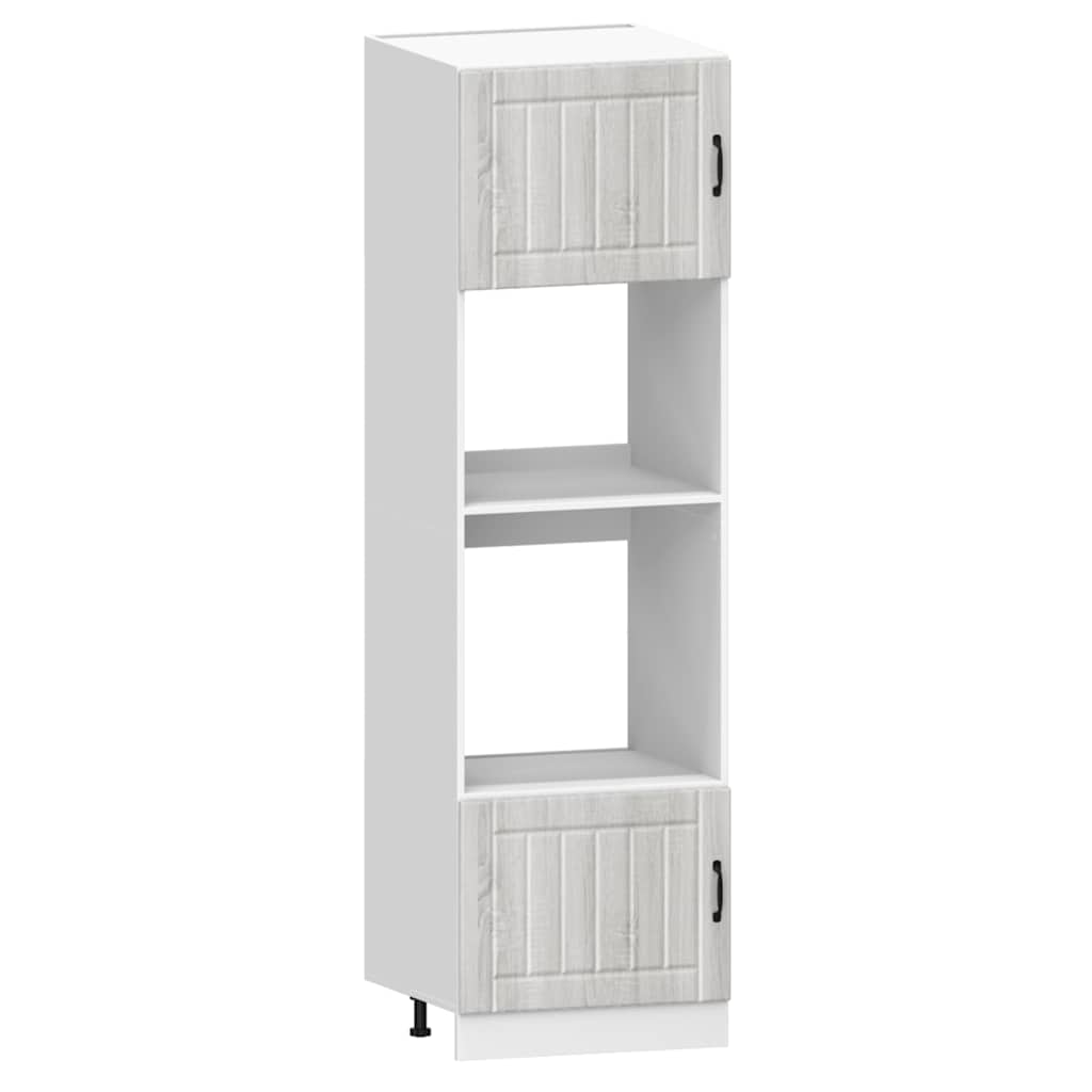 7-tlg. Küchenschrank-Set Kalmar Weiß Holzwerkstoff