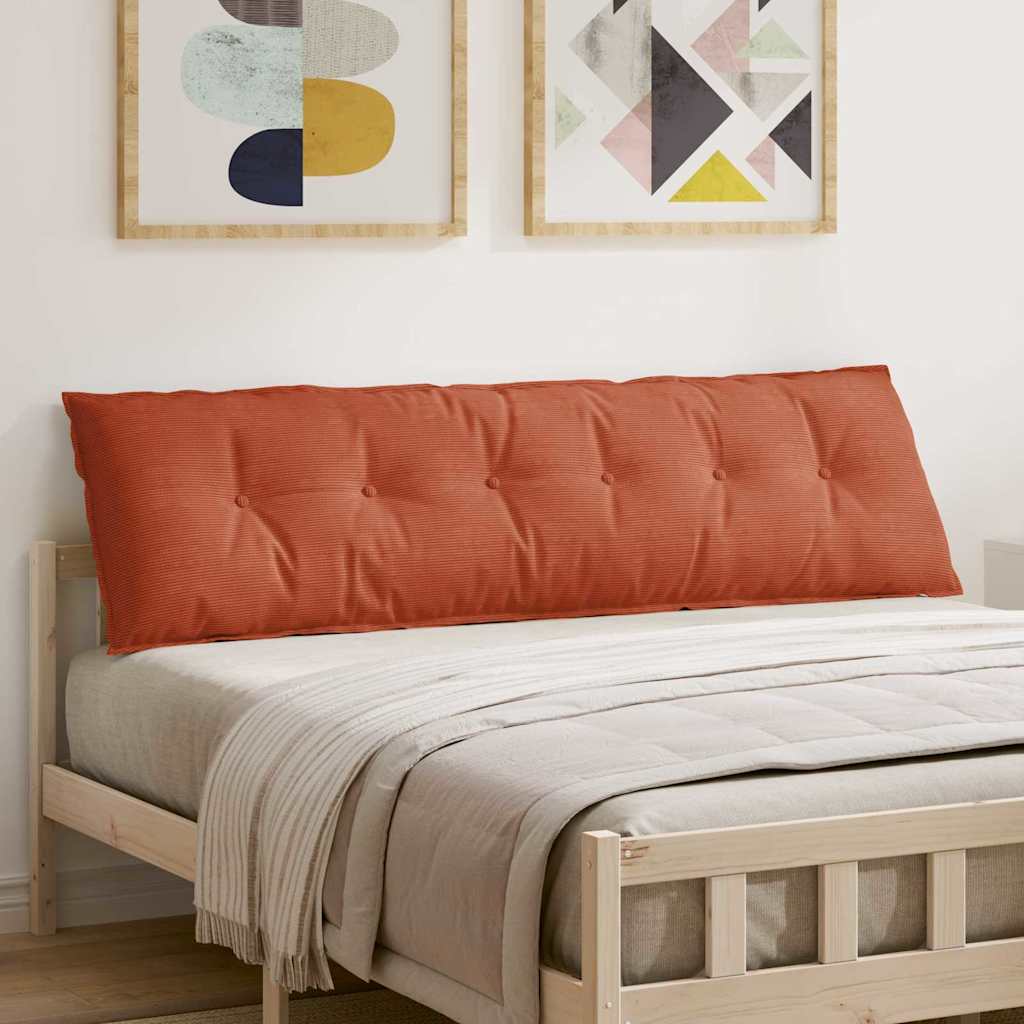 Rückenkissen Hellgrau 50 x 45 cm Cordstoff