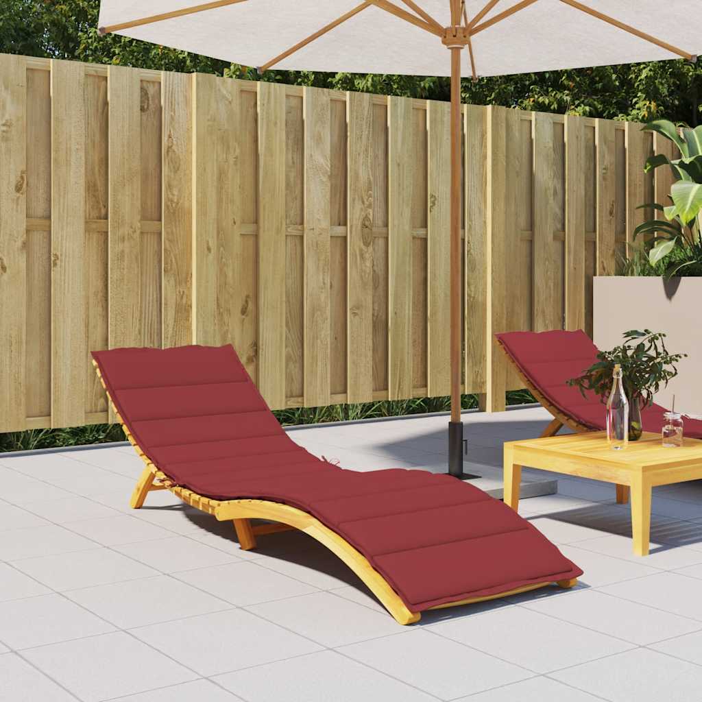 Liege-Kissen Blatt Blattmuster 200 x 70 x 3 cm Oxford-Stoff