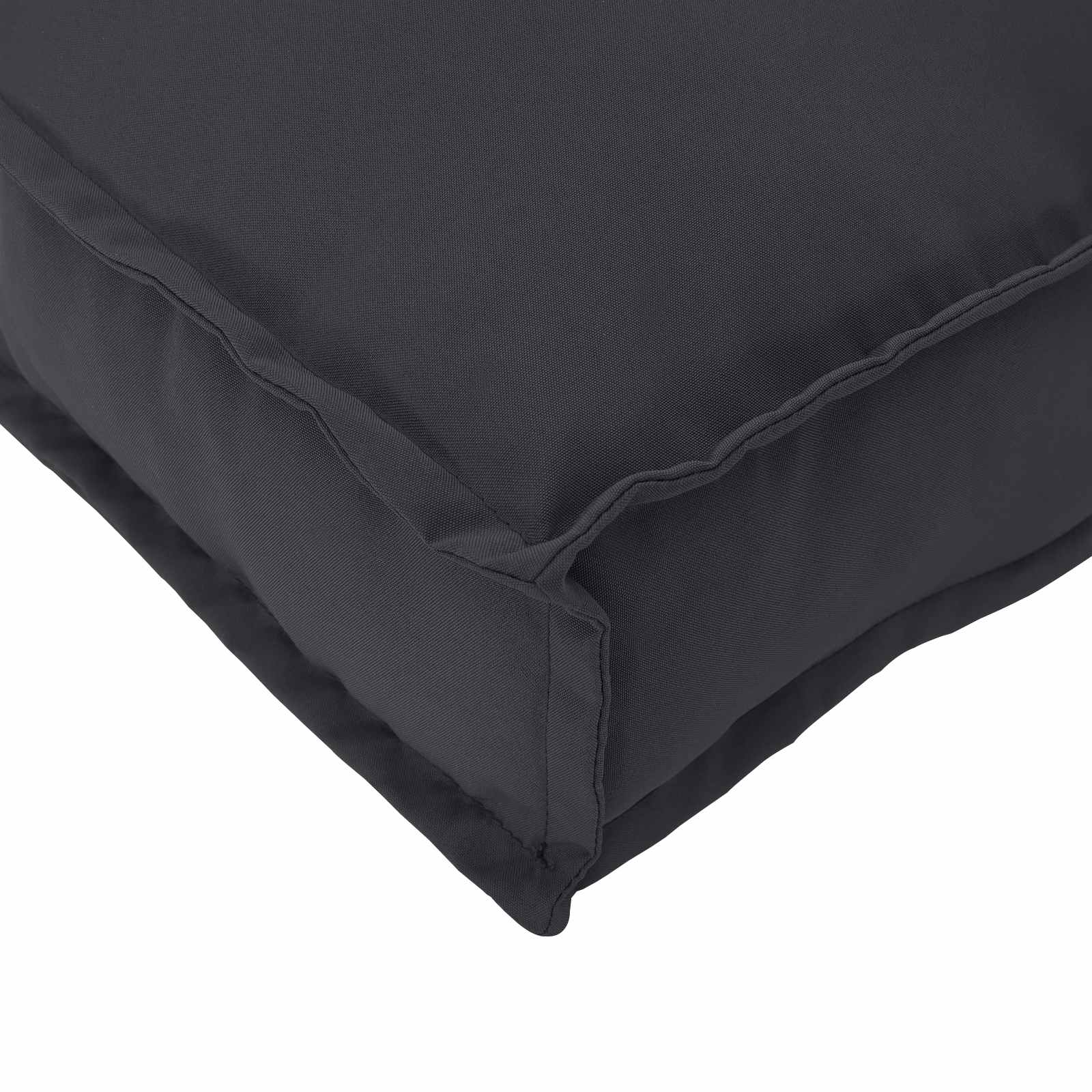 Kissen Anthrazit 120 x 40 x 12 cm Oxford-Stoff