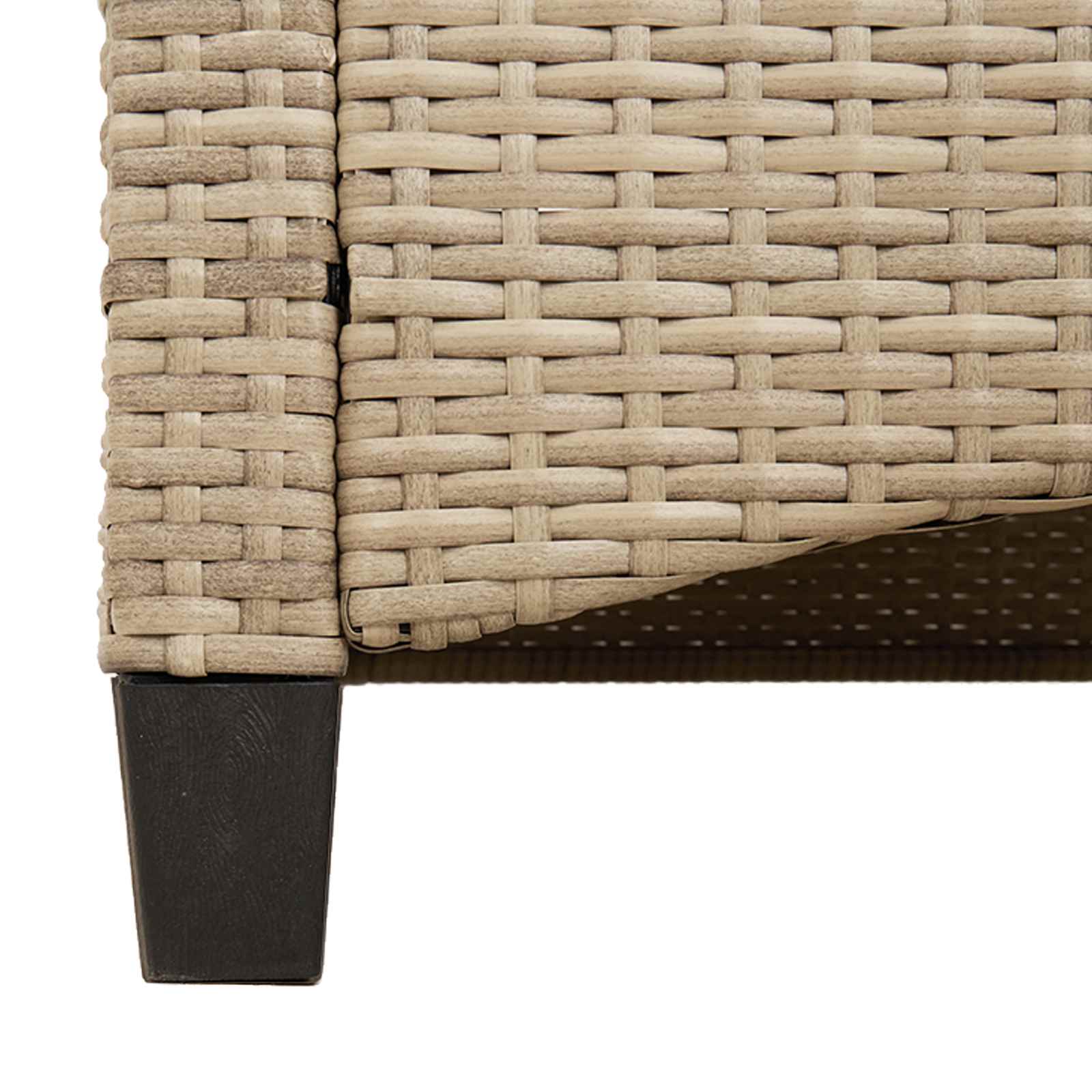 Gartenbank Schwarz 105 x 60 x 112 cm Stahl und Polyester