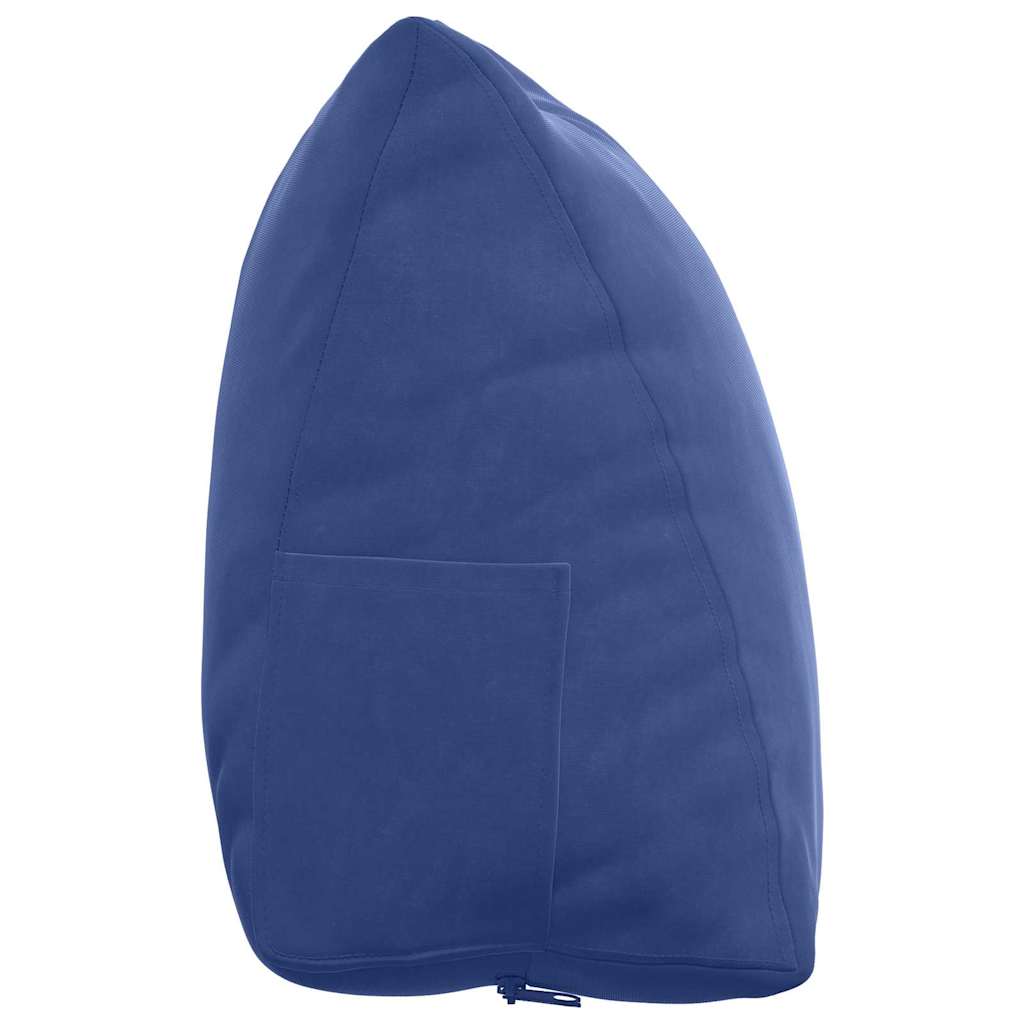 Rückenkissen Blau 45 x 20 x 35 cm Cordstoff
