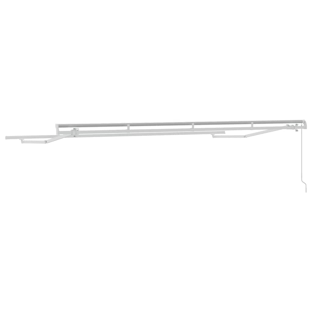 Markisenrahmen Weiß 2,5 x 2 m Metall
