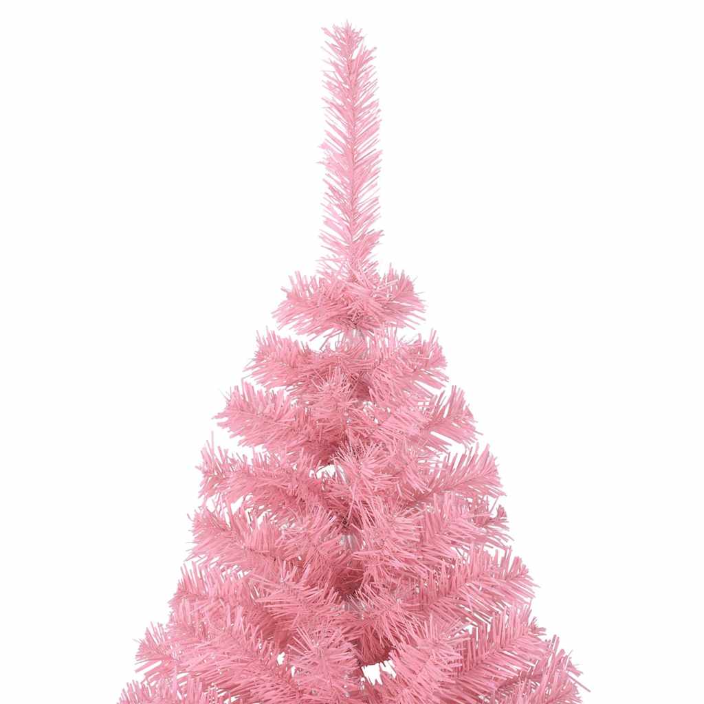 Künstlicher Halb-Weihnachtsbaum mit Ständer Grün 150 cm PVC