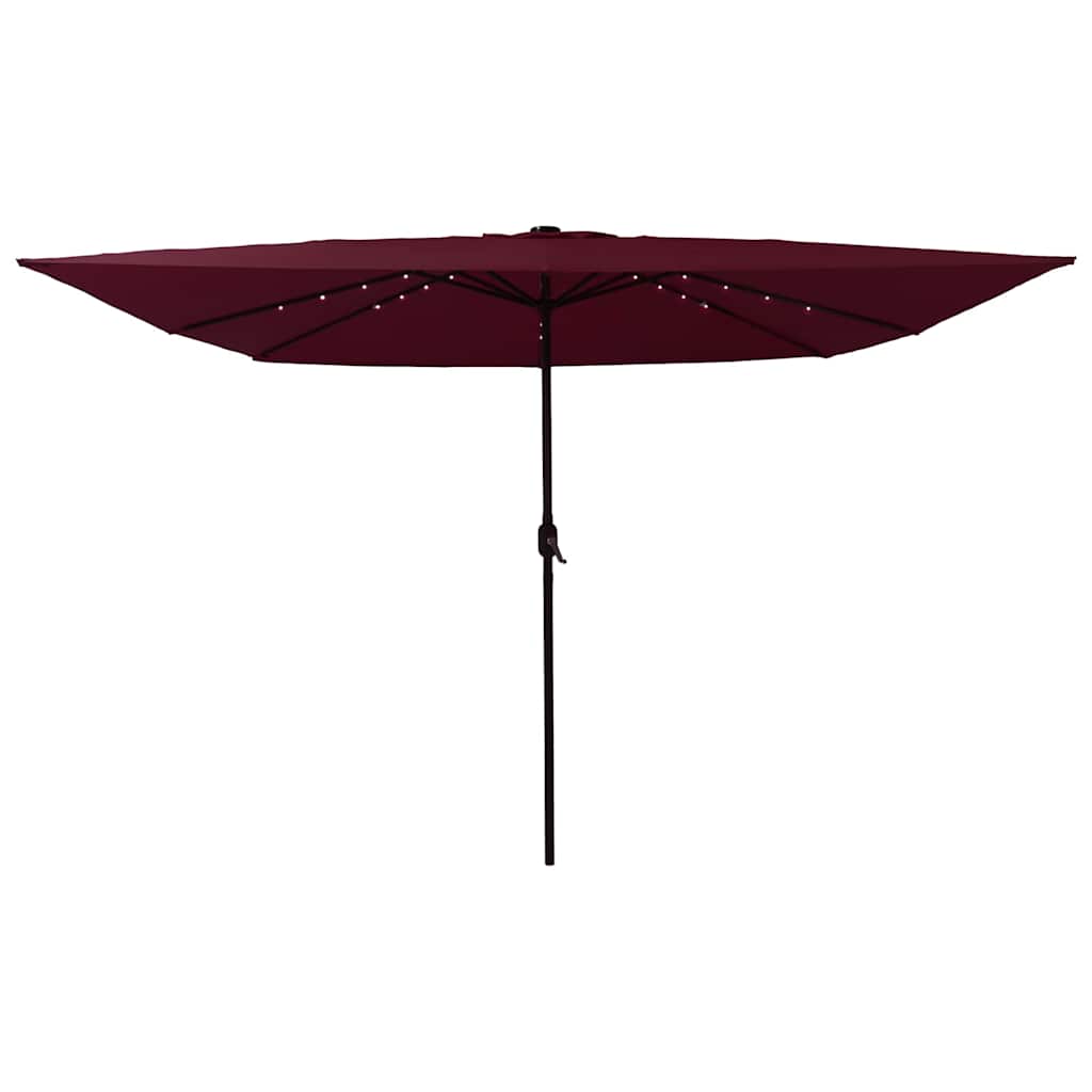 Garten-Sonnenschirm Sand 295 x 295 x 245 cm Polyester und Stahl