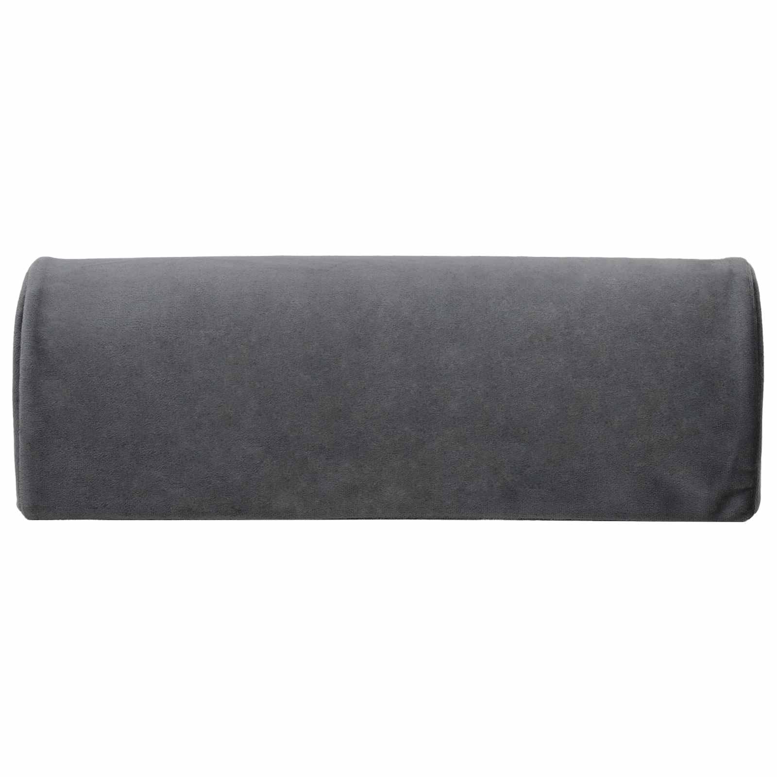 Fußstützenkissen Uni Grau 42 x 18 x 13 cm PU-Schaum