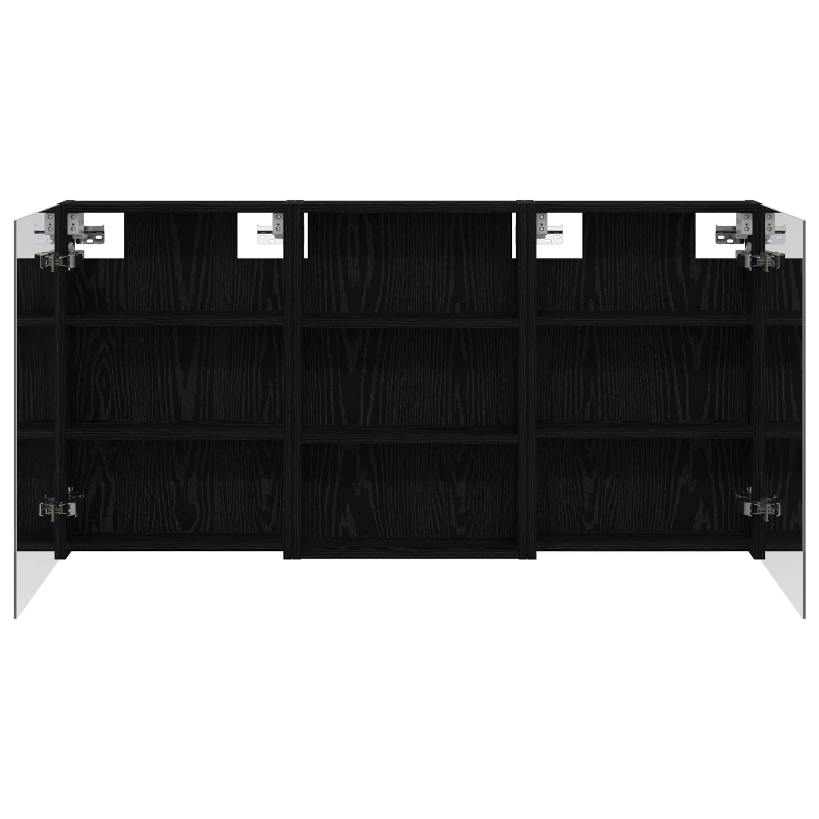 Badezimmerschrank-Set 3 pcs 80 x 10,5 x 50 cm Holzwerkstoff