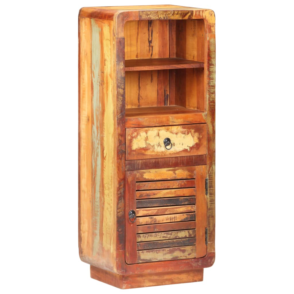 Highboard 45x32x110 cm Raues Mangoholz