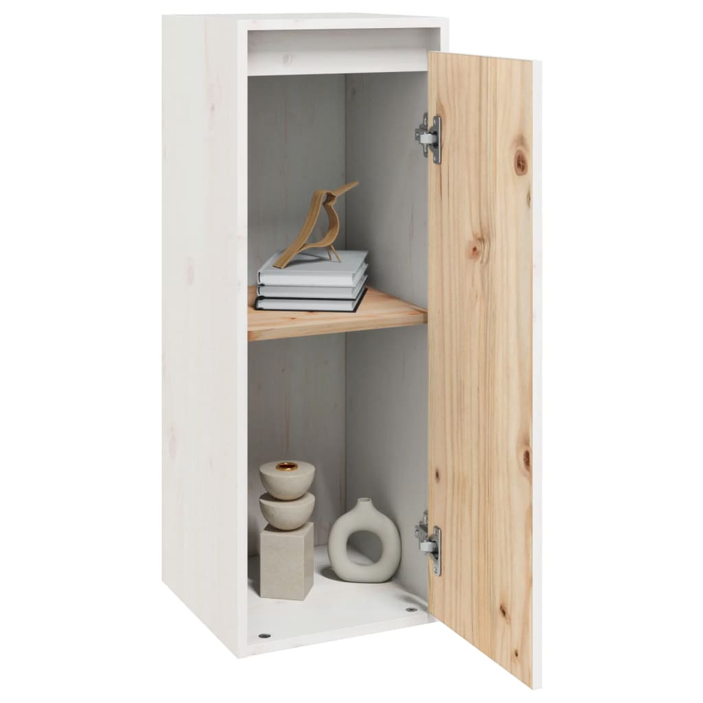 Wandschrank 30x30x80 cm Massivholz Kiefer