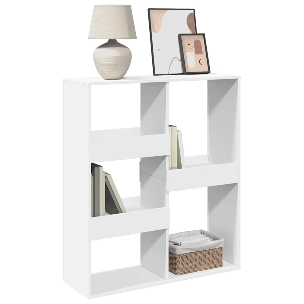 Bücherregal Weiß 100x33x135 cm Holzwerkstoff