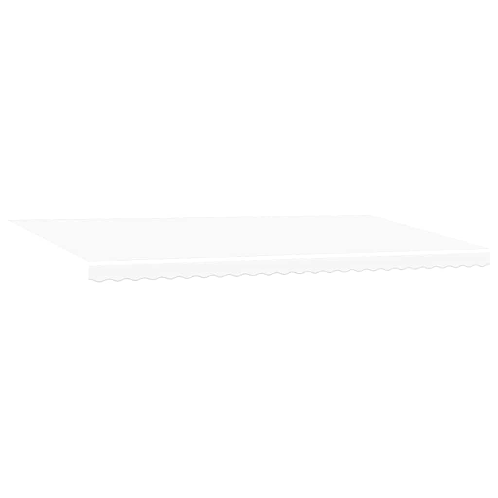 Markise Manuell Einziehbar mit LED 300x250 cm Blau und Weiß