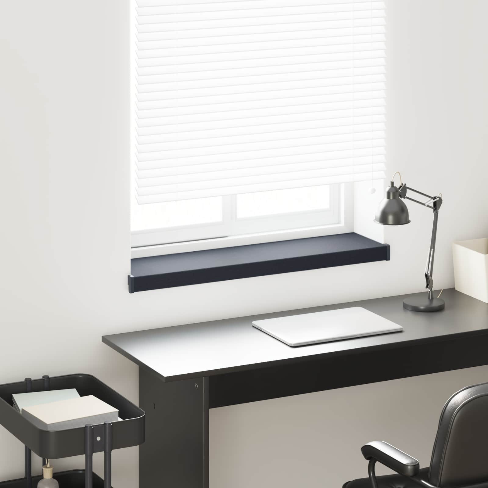 Fensterbank Weiß 60 x 10 x 4,5 cm PVC