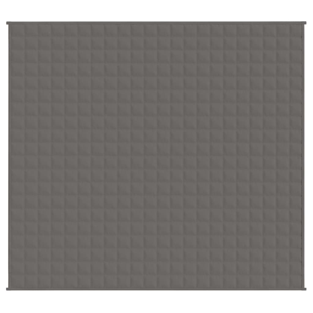 Gewichtsdecke Grau 122x183 cm 5 kg Stoff