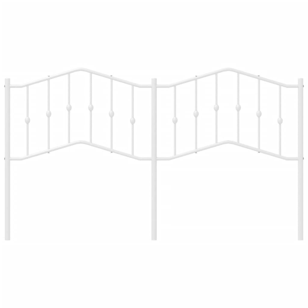 Ersatz-Kopfteil Metall Schwarz 90 cm