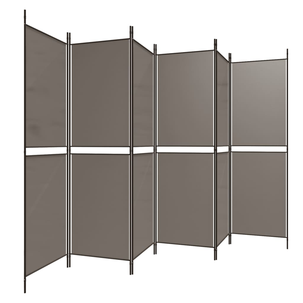 3-teiliger Raumteiler Beige 150 x 180 cm Stoff