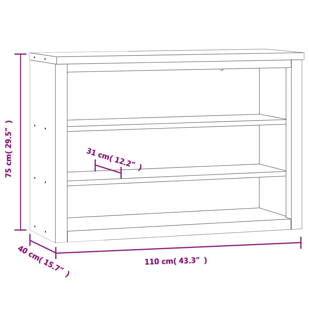Küchen-Wandschrank mit Schiebetüren Edelstahl
