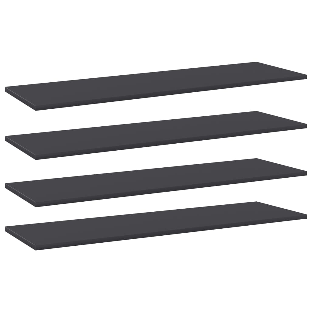 Bücherregal-Bretter 4 Stk. Weiß 40x10x1,5 cm Holzwerkstoff