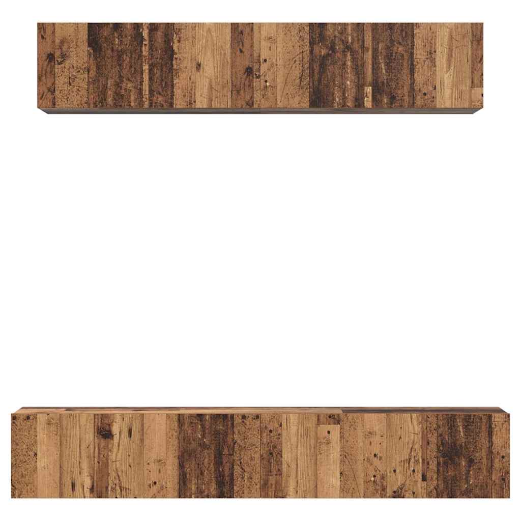 5-tlg. TV-Schrank-Set Weiß Holzwerkstoff