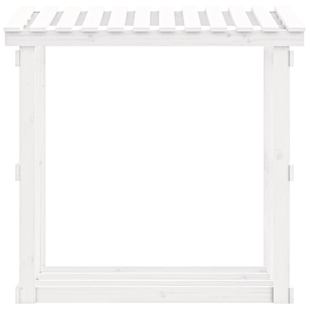 Kaminholzregal 108x64,5x109 cm Massivholz Kiefer
