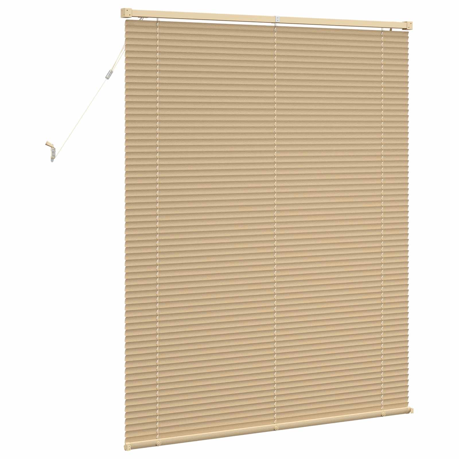 Jalousie Silber Grau 150 x 40 cm 25 mm PVC