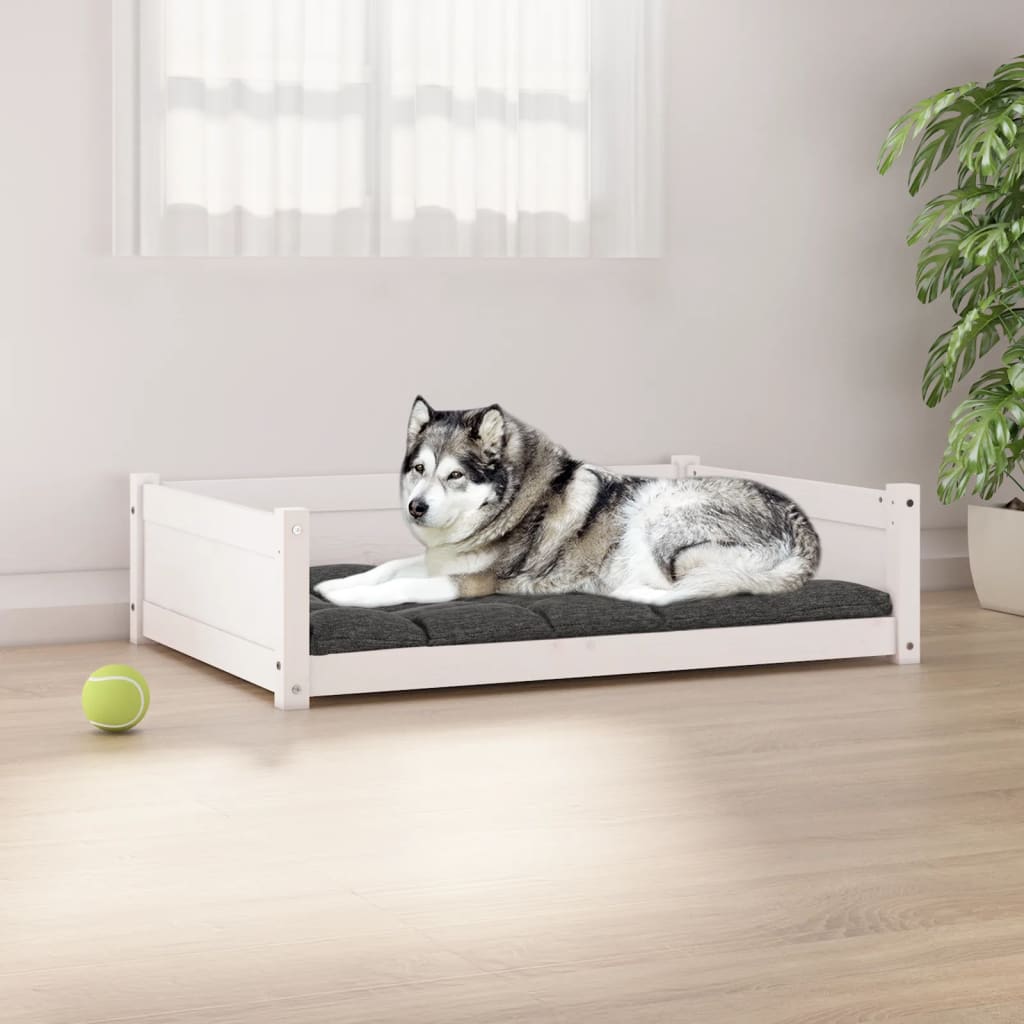 Hundebett 55,5 x 45,5 x 28 cm Massivholz Kiefer