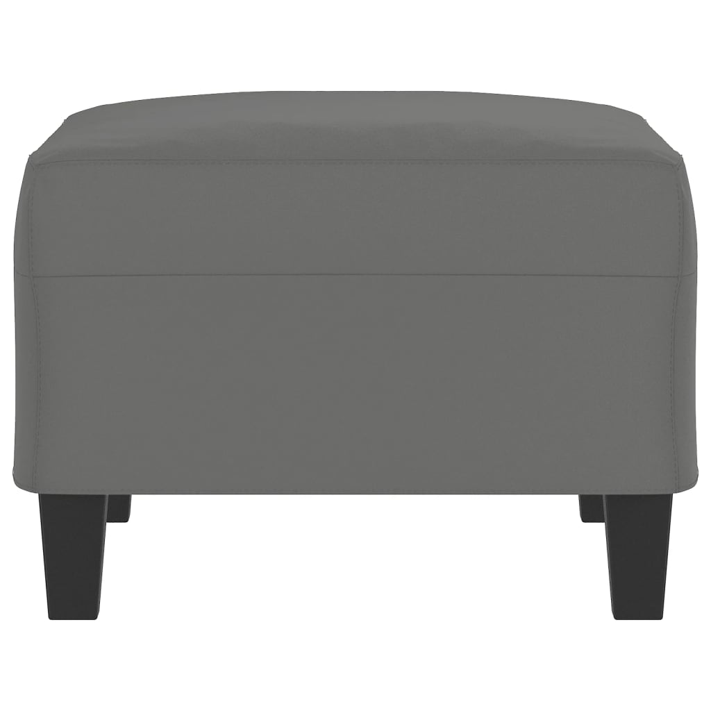 Fußhocker Taupe 60x50x41 cm Mikrofasergewebe