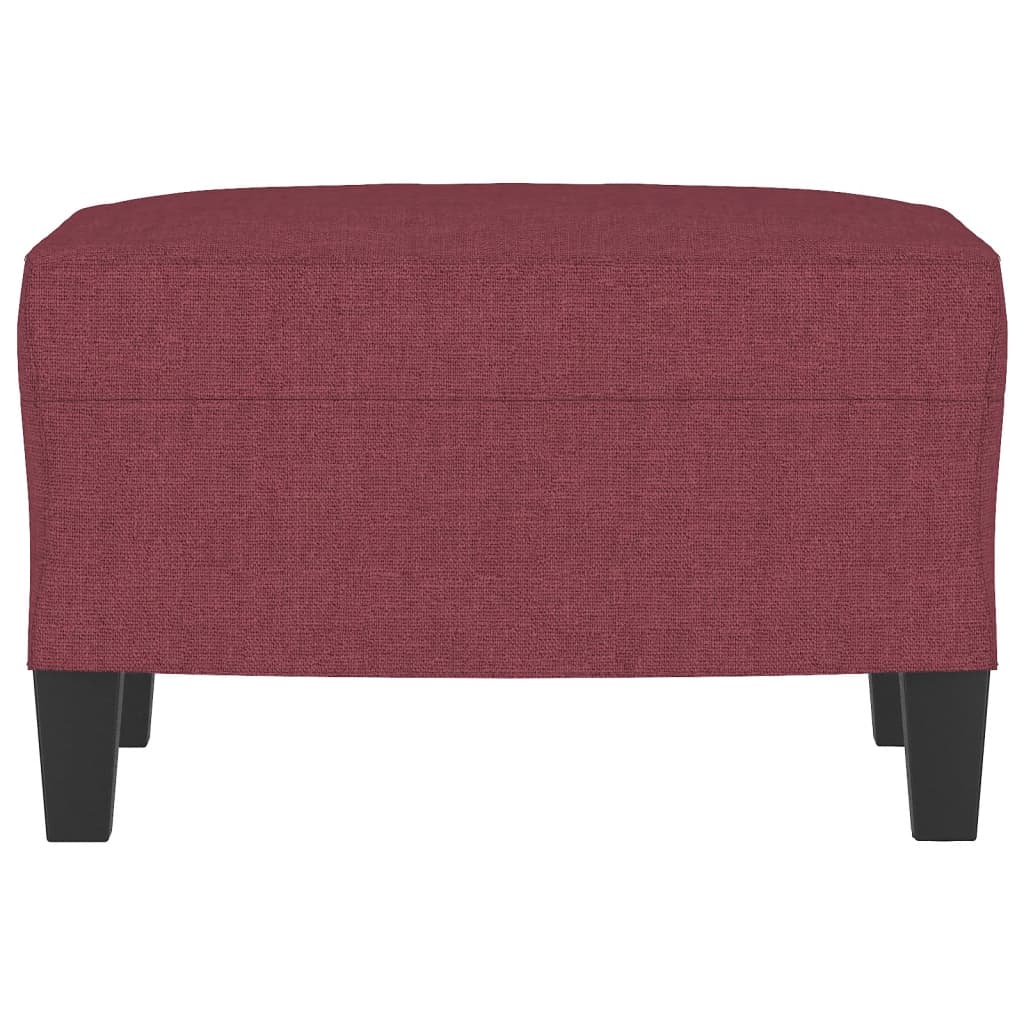 Fußhocker Hellgrau 60x50x41 cm Stoff