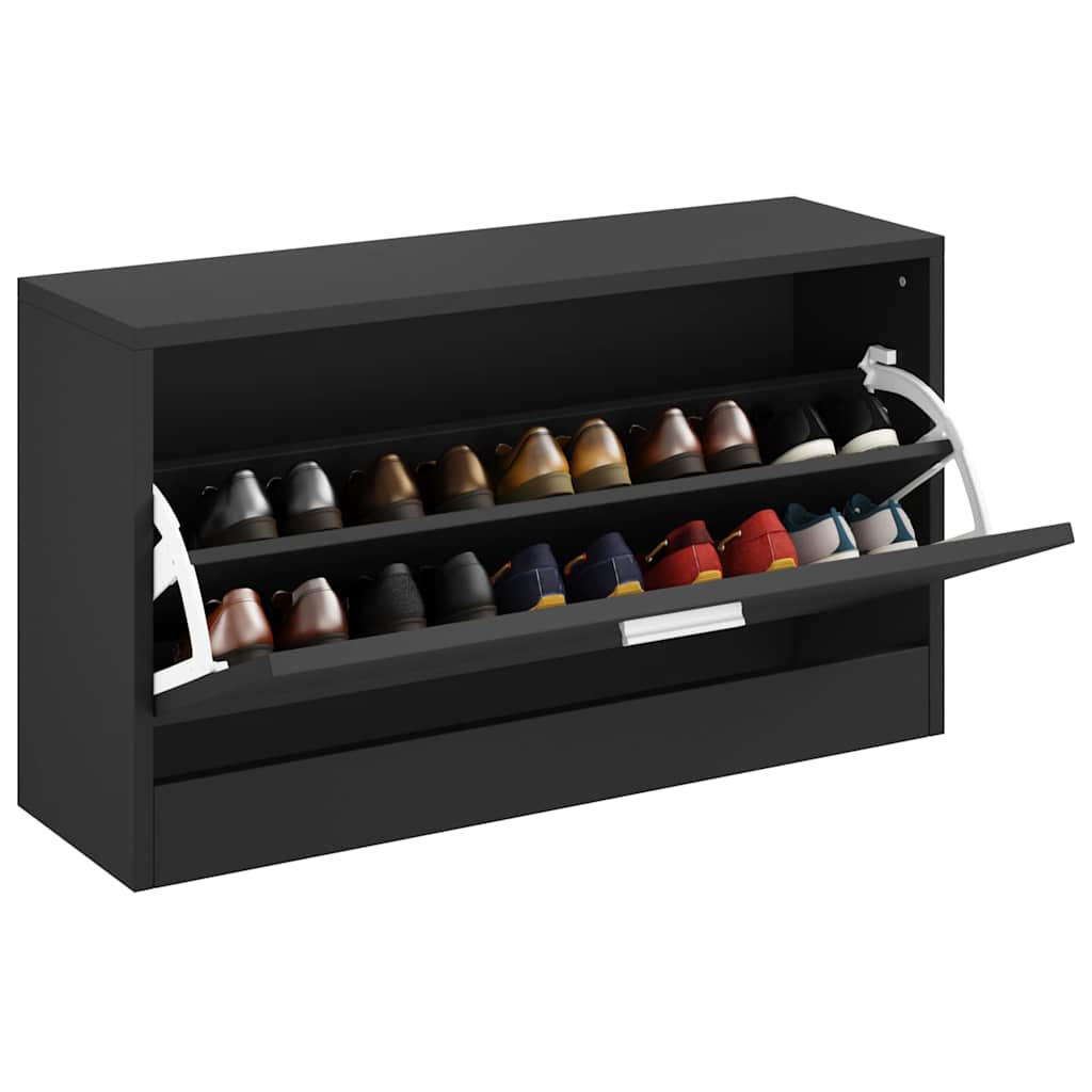 Schuhbank Eiche 80x24x45 cm