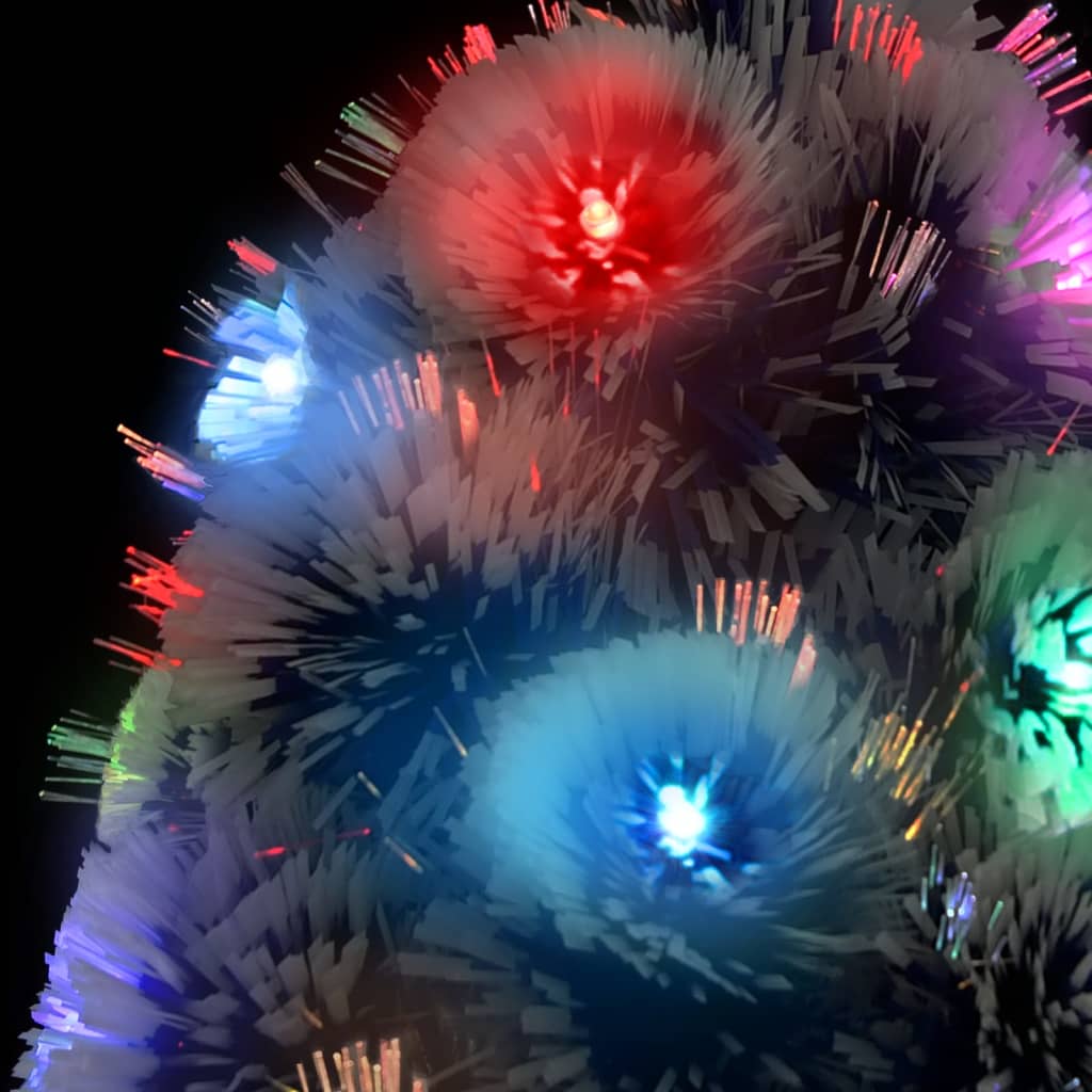 Vorbeleuchteter Weihnachtsbaum mit Ständer und LED 150 cm Glasfaser
