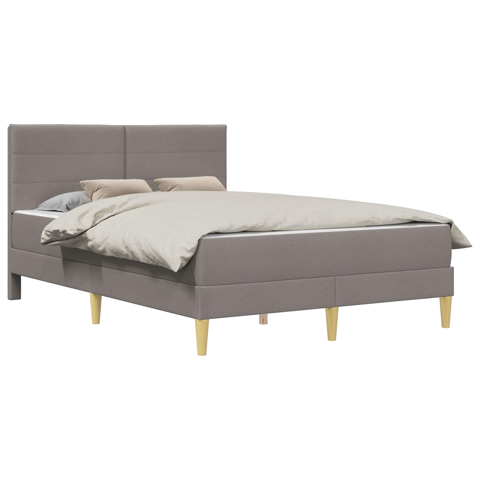 Bettrahmen Hellgrau 80 x 200 cm Polyester