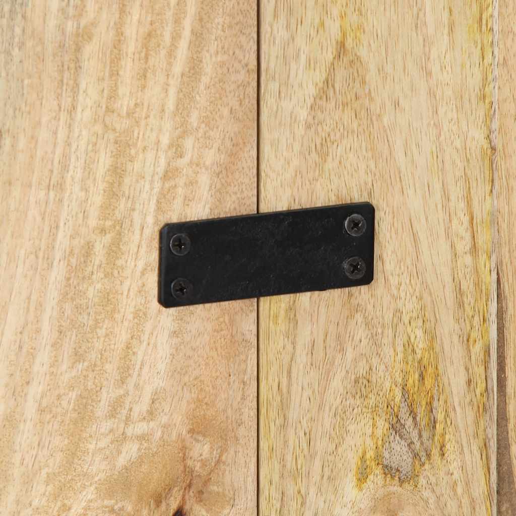 Kopfteil Mehrfarbig 160 cm Massivholz Altholz