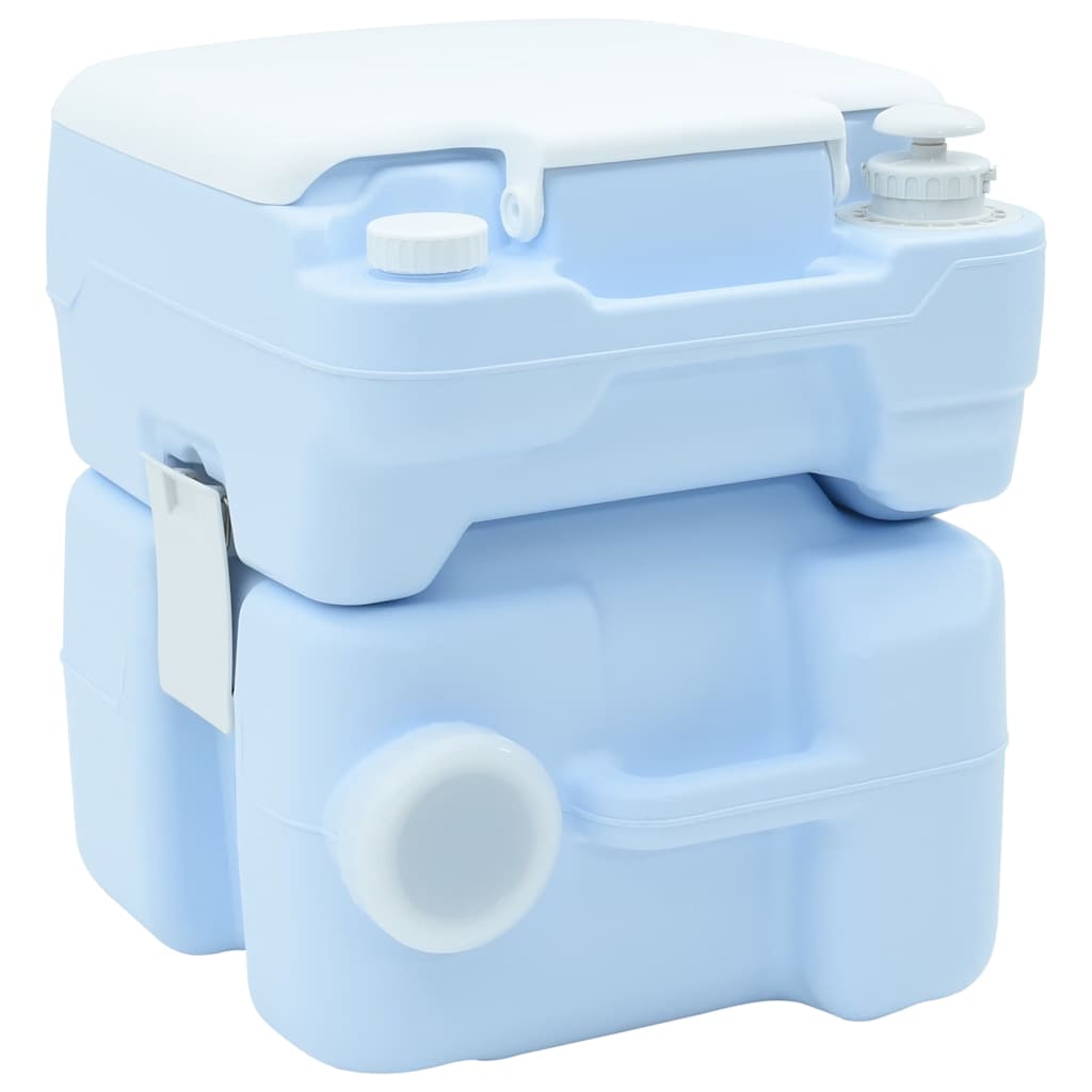 Camping-Toilette Grau 41,5 x 36,5 x 42 cm