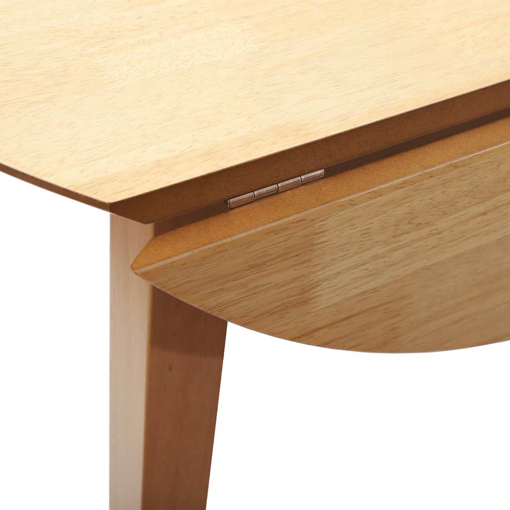 Esstisch Weiß Massivholz Gummibaumholz