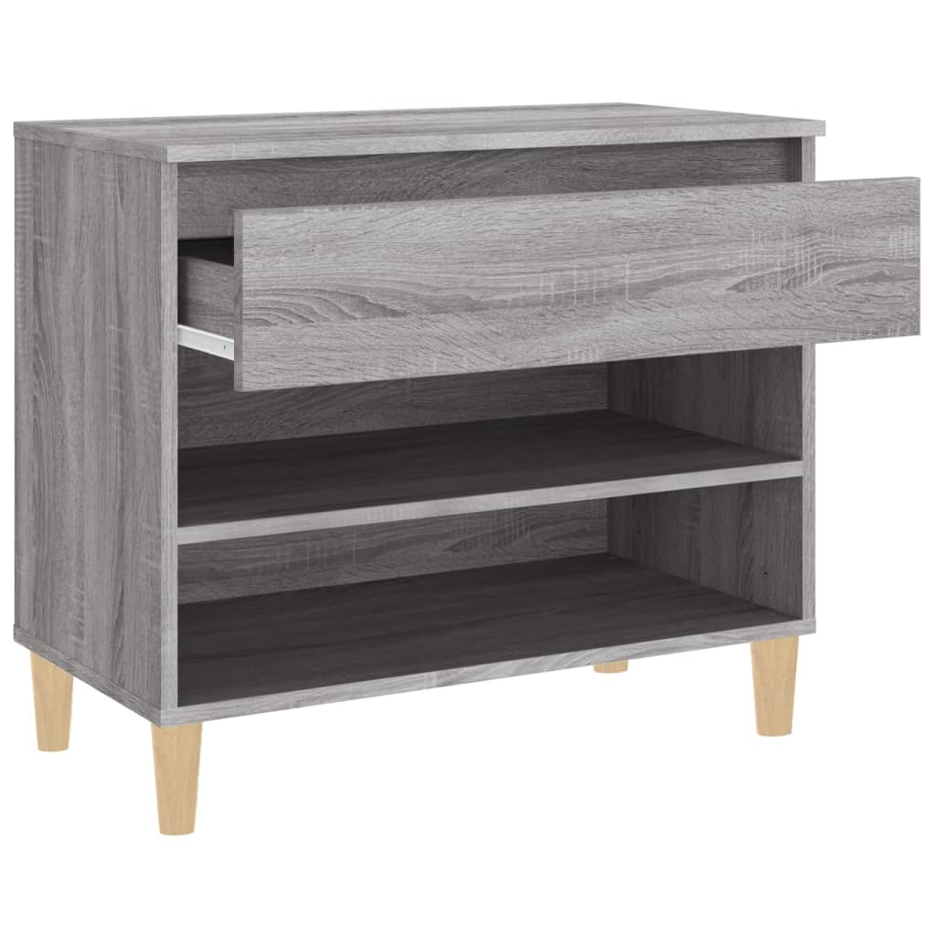 Schuhregal Weiß 70x36x60 cm Holzwerkstoff